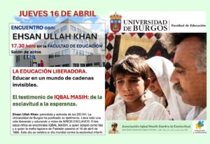 Lee más sobre el artículo Encuentro con Ehsan Ullah Khan: la educación liberadora