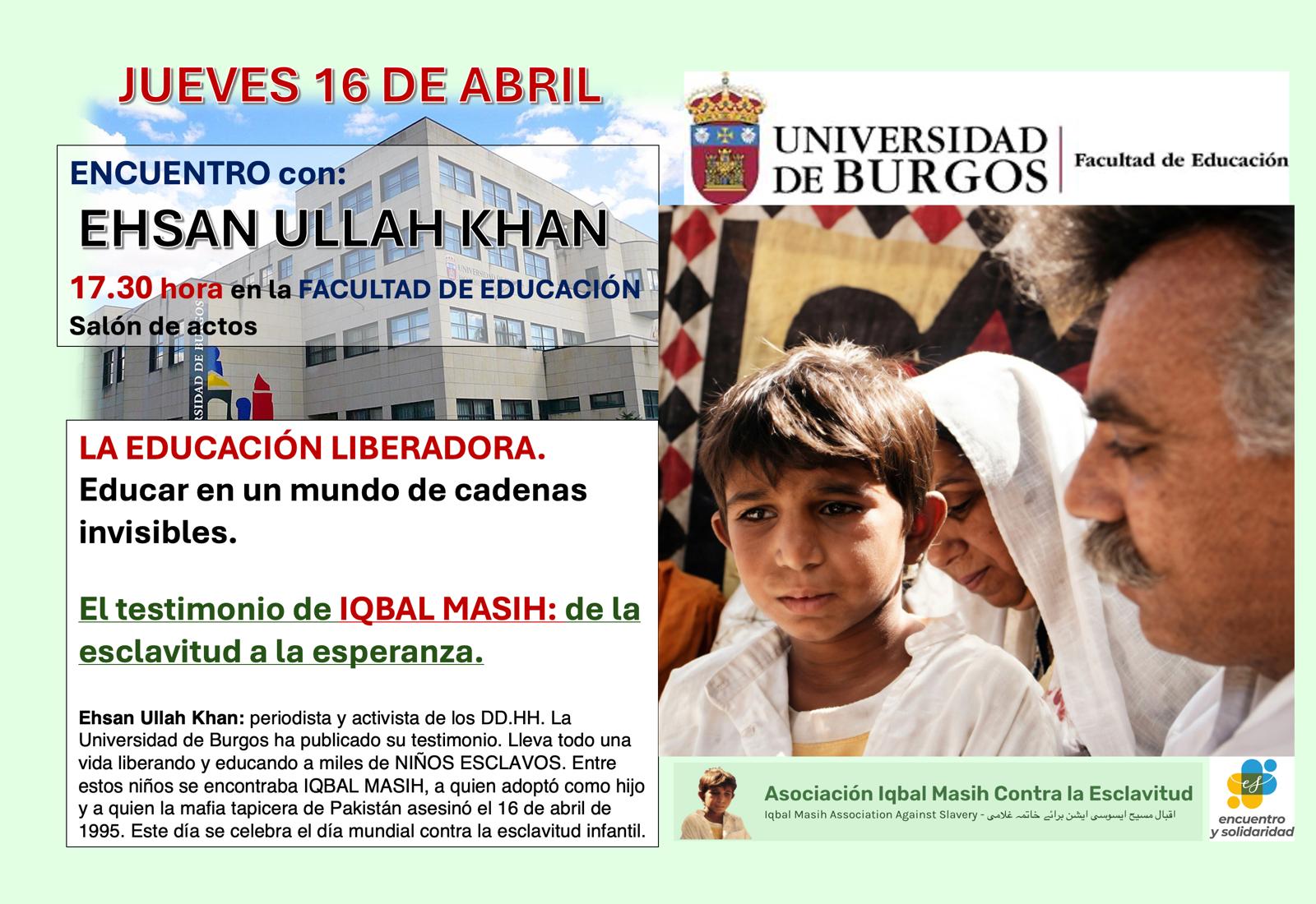 En este momento estás viendo Encuentro con Ehsan Ullah Khan: la educación liberadora